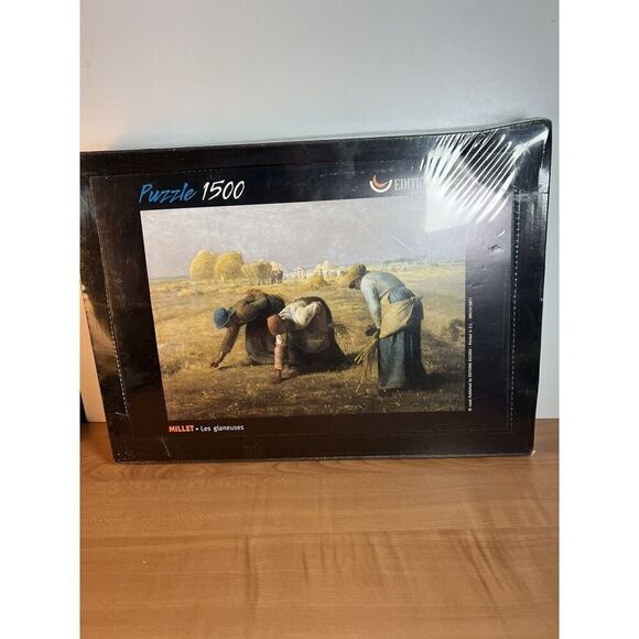 NEW Ricordi Arte 1500 Pc Puzzle Millet Les Glaneuses Sealed - Picture 1 of 6